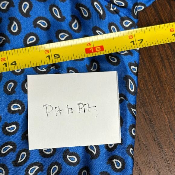 Maje NWT Ilona Blue Satin Paisley Print Romper 34 EU 2 US - Picture 7 of 10